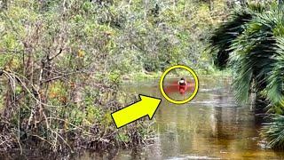 Drone Makes A Chilling Discovery In A River, No One Is Supposed To See This