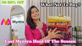 Last Myntra Haul Of The Season l Festive Kurta Sets l Dream Simple