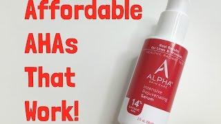 Skin Care Challenge Day 4: Alpha Hydroxy 14% Glycolic AHA- This Stuff Is Amazing!
