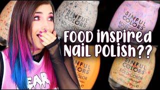 SinfulColors Sweet and Salty Nail Polish Collection Review (Scented) || KELLI MARISSA