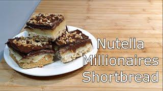 How to make Nutella Millionaires Shortbread