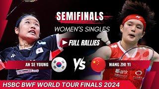 An Se Young (KOR) vs Wang Zhi Yi (CHN) - SF | HSBC BWF World Tour Finals 2024