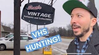 VHS Hunting in a creepy curiosity shop