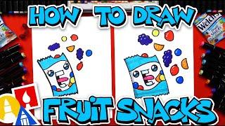 How To Draw Funny Fruit Snacks