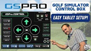 Simplify Your Golf Simulator Setup: My GSPro Tablet Control Box Build!