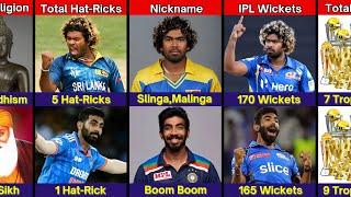 Comparison: Lasith Malinga VS Jasprit Bumrah || Bio,Test,ODI,T20I,IPL || Detailed Comparison