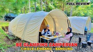 BE GLAMPING LEMBANG BANDUNG || PENGALAMAN MENGINAP DI TENGAH HUTAN PINUS