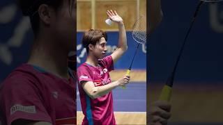 The Special Trickshots from Kodai Naraoka #バドミントンインドネシア #badminton #バドミントン #fyp