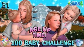 100 Baby Challenge Sims 4||Ep 31: Can We Age Up These Girls?!