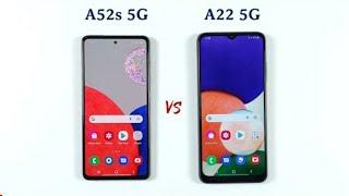 Samsung A52s 5G vs Samsung A22 5G Speed Test & Camera Comparison