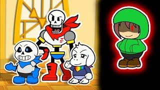 【UNDERTALE AU】Paper Bad time trio part1 ペーパーバッドタイムトリオ 前編【ペーパーマリオ風】