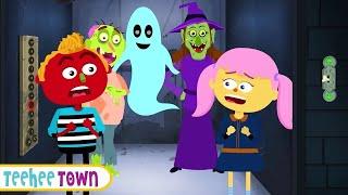 Creepy Skeletons In Elevator + Five Skeletons Jumping On The Bed Songs | Teehee Town