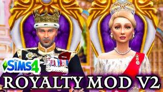 ROYALTY MOD UPDATE | New Royal Servant System, Monarch Career, And More! | The Sims 4: Mod Review