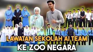 LAWATAN SEKOLAH AI TEAM KE ZOO NEGARA !!! WAH SEMUA NAMPAK MACAM PELAJAR...