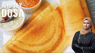 Dosa Recipe | Perfect Dosa Batter For Crispy Dosa