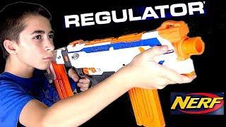 REVIEW OF THE NERF MODULUS REGULATOR BLASTER with ROBERT-ANDRE!