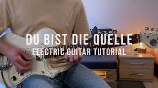 Du Bist Die Quelle (Live) | Electric Guitar Lead Tutorial | ICF Karlsruhe