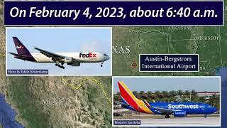 NTSB Animation: Runway Incursion and Overflight, Southwest Airlines 708 Federal Express 1432