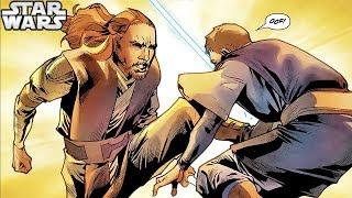 Qui-Gon Beats Up His Apprentice - Star Wars Comics Explained