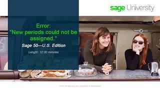 Sage 50 U.S. Edition - Year-end 2018 - New periods could not be assigned.