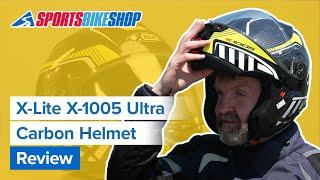 X-Lite X-1005 Ultra Carbon flip-up motorcycle helmet review - Sportsbikeshop