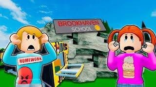 Hurricane Destroys Brookhaven School! | Roblox