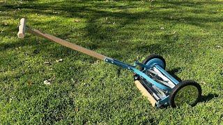 American Lawnmower Co. Classic 16in Reel lawnmower review and test . (YouTube First Original Video )