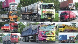 MANTUL!!! Kompilasi TRUK Besar Modifikasi, Truck Trailer, Truk Kontainer Hino Fuso Isuzu Quester MAN