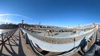 Vörösmarty square to Széchenyi Chain Bridge -360° Virtual Guided Tour - Budapest, Hungary