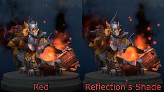 Techies Arcana | Red VS Reflection's Shade Prismatic Gem | Swine of the Sunken Galley Comparison