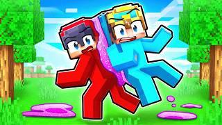 We're SUPERGLUED TOGETHER In Minecraft!