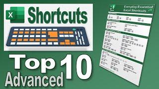 Top 10 Must Know Excel Shortcuts Keys for Advanced Users