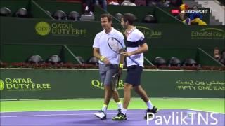 Rafael Nadal /Verdasco vs Teymuraz Gabashvili/Albert Ramos Vinolas Highlights ᴴᴰ DOHA 2016