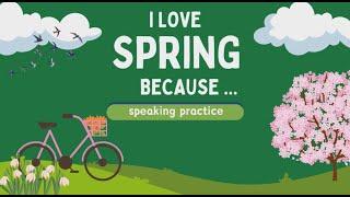 Spring Speaking Game & Essay Ideas! Fun English Practice!