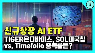 AI 인공지능 ETF TIGER글로벌온디바이스AI, SOL미국AI반도체칩메이커 비교