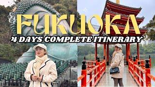 FUKUOKA JAPAN 4 DAYS COMPLETE DIY ITINERARY & GUIDE || (Budget + Hotel + Things to do)