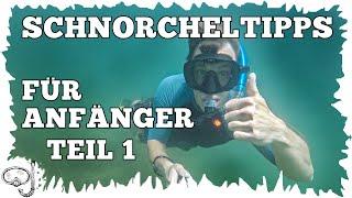 10 Schnorcheltipps für Anfänger - Teil 1  -  Schnorcheln lernen