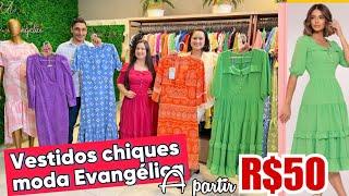 VESTIDOS MODA EVANGÉLICA CHIQUE / IMPECÁVEL