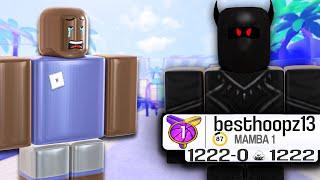 Undefeated Roblox HOOPZ Tryhard 1v1s Me