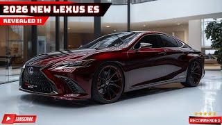 New 2026 Lexus ES: The Ultimate Driving Experience Awaits - Performance, Comfort, Tech Combined