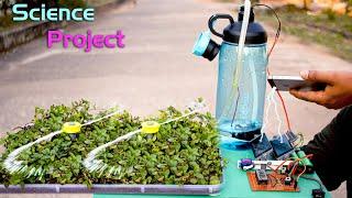 Advance Solar Tracking and Automatic Sprinkler Irrigation Science Project