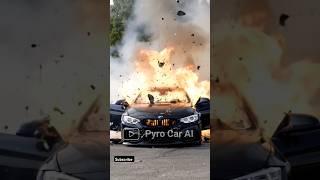 I set the BMW on fire. #shortvideos #bmw #fire