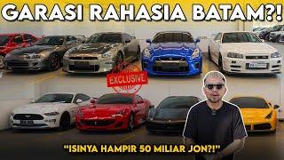 THIS IS NEW BATAM‼ SEARCH THE SECRET GARAGE FILLED WITH RARE SUPERCARS & JDM⁉