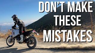 3 BIG Mistakes Street Motorcycle Riders Make When Transitioning To Off Road| ADV Riding Tip