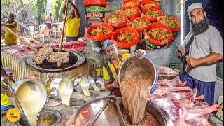 Biggest Mutton Haleem Making Process In Hyderabad l Hyderabad Street Food