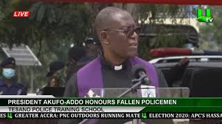 Tesano Police Training School: President Akufo-Addo Honours Fallen Policemen