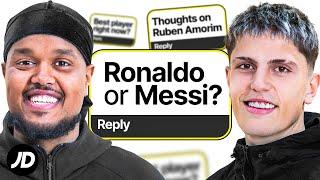 GARNACHO ON MESSI OR RONALDO DEBATE  | The Timeline w/ Chunkz