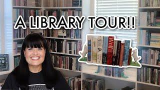 A LIBRARY TOUR- MY NEW SPACE!! ️