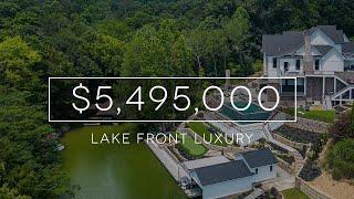 Luxury Home for sale in Knoxville Tennessee lake front property at $5 Million