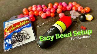 BEGINNERS Winter STEELHEAD Fishing SETUP | Float Fishing With Bobber & Beads